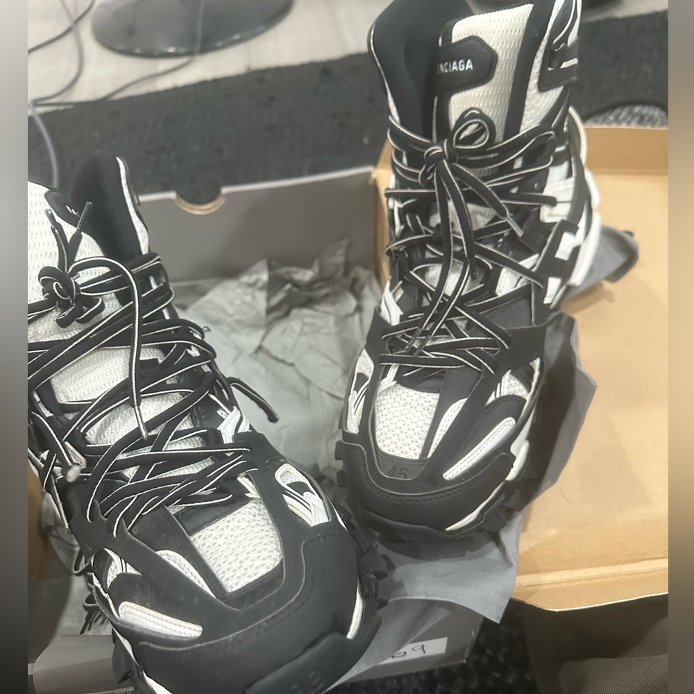 Balenciaga track boots size 45